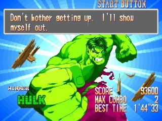 Marvel Super Heroes screenshot 3 for Playstation